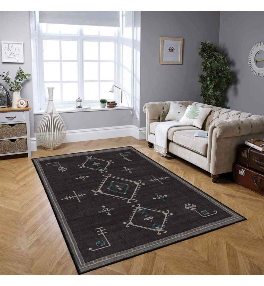 Tappeto, Marrone, 70% Cotone - 30% Ciniglia, 120 x 180 cm