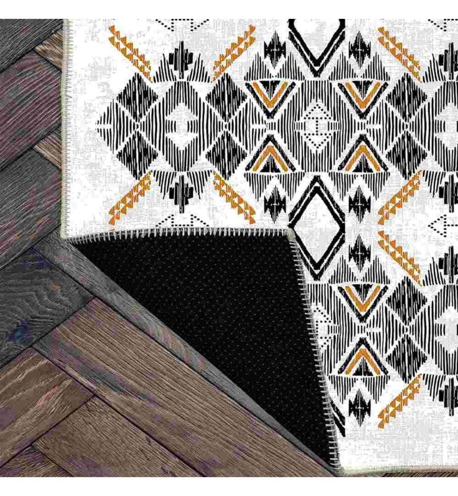 Tappeto, Grigio, 70% Cotone - 30% Ciniglia, 100 x 150 cm