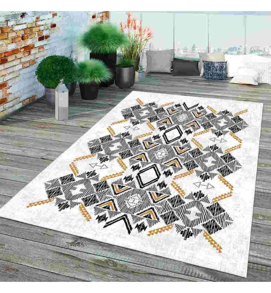 Tappeto, Grigio, 70% Cotone - 30% Ciniglia, 200 x 300 cm