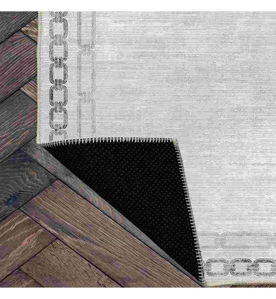 Tappeto, Grigio, 70% cotone - 30% ciniglia, 160 x 230 cm
