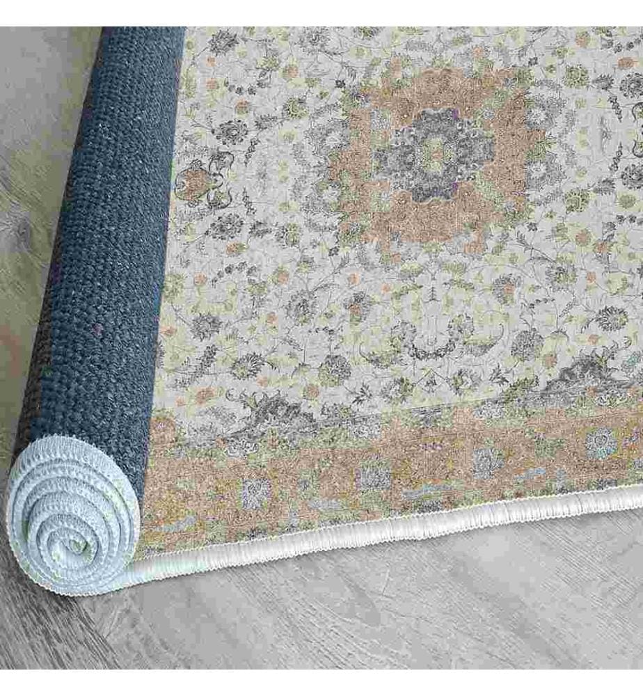 Tapis, vert, 70% coton - 30% polyester, 80 x 120 cm
