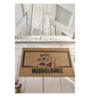 Zerbino in PVC, Multicolore, PVC, lato inferiore antiscivolo