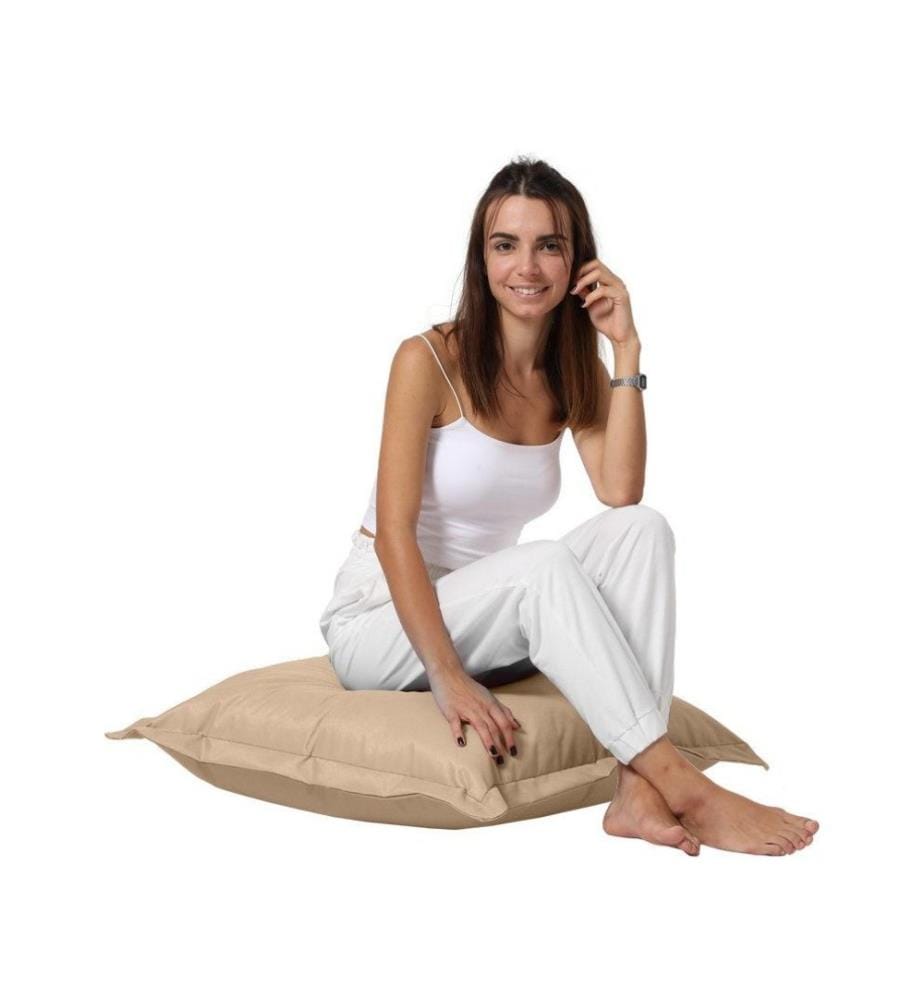 Gartenkissen, Nerz, hochdichter recycelter Styropor, Polyester-Gewebe