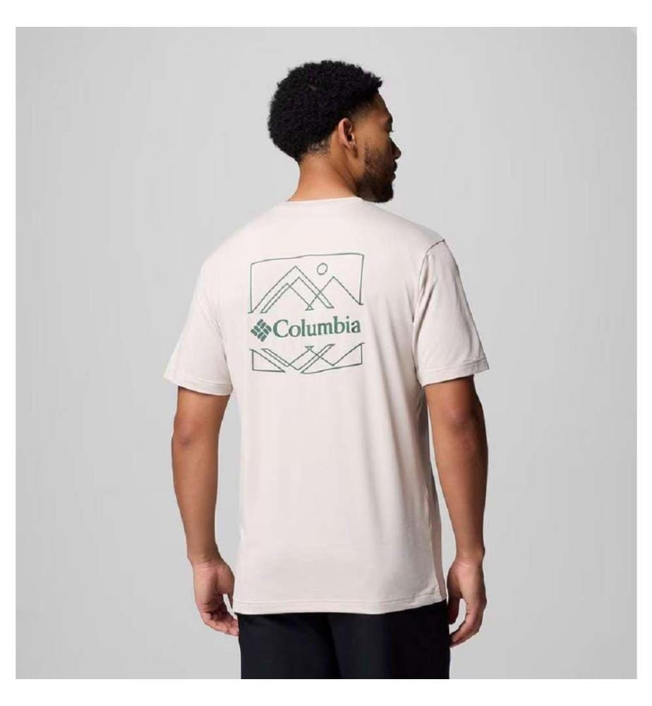 Kwick Hike™ Graphic Technical T-Shirt - Hellbeige