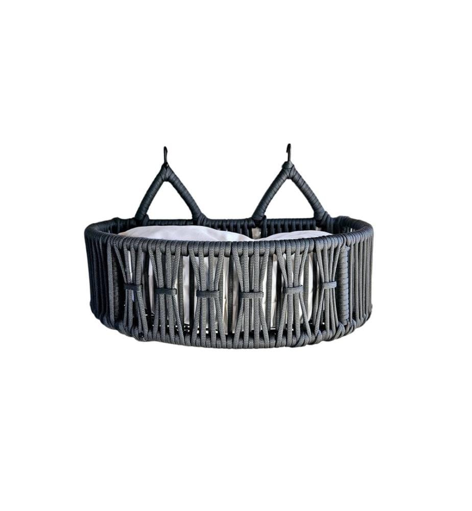 Lit pour animaux, Gris, Métal