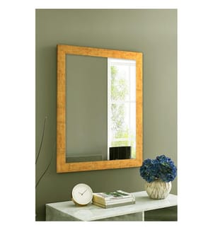 Miroir décoratif, or, plastique