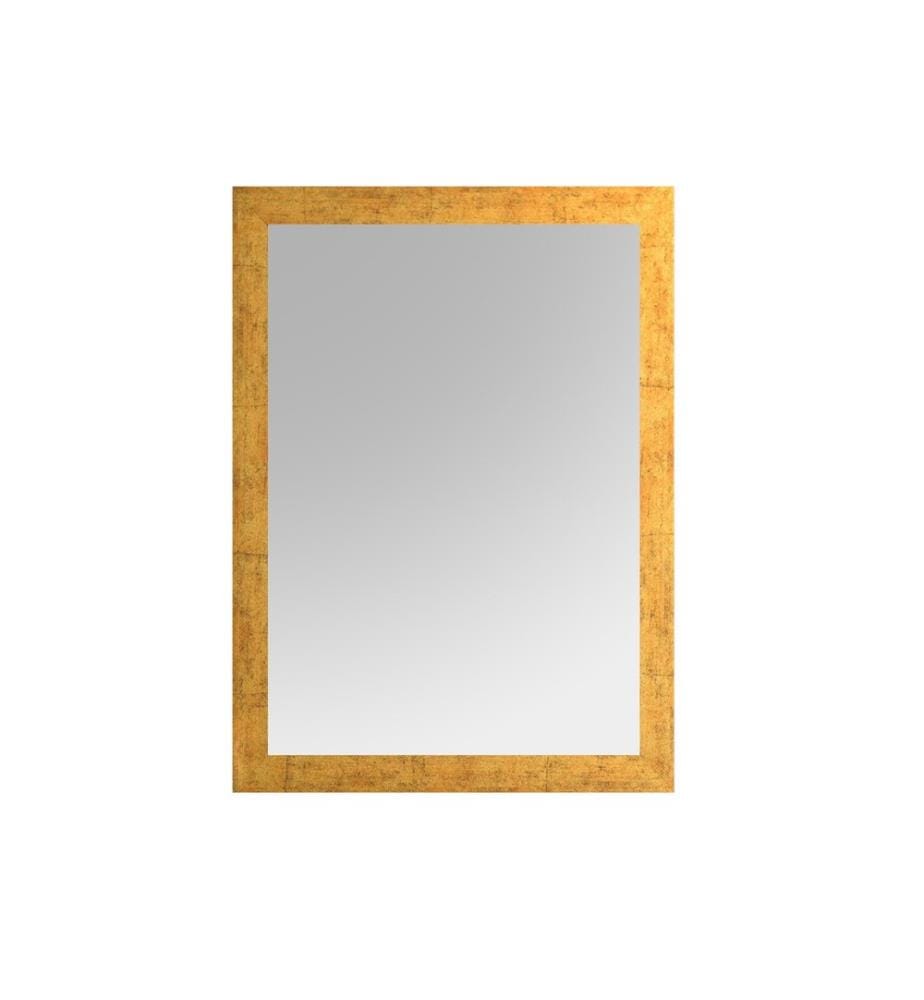 Miroir décoratif, or, plastique