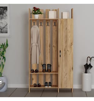Hall Stand, Atlantic Pine, Melamine Coated Particle Board
