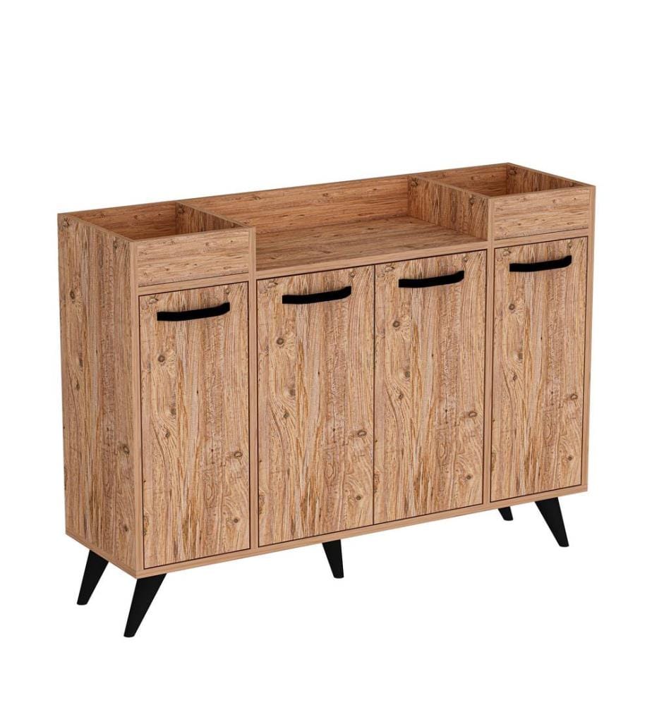 Meuble polyvalent, pin atlantique, panneau de particules mélaminé