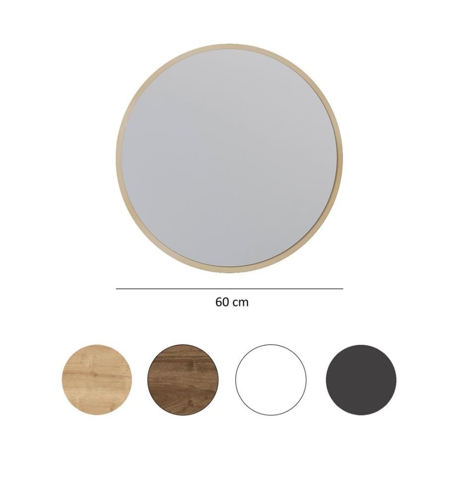 Miroir décoratif, beige, panneau dur