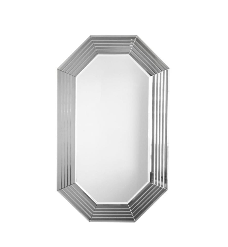 Argento, Specchio Da Parete, 100X60 cm, MDF