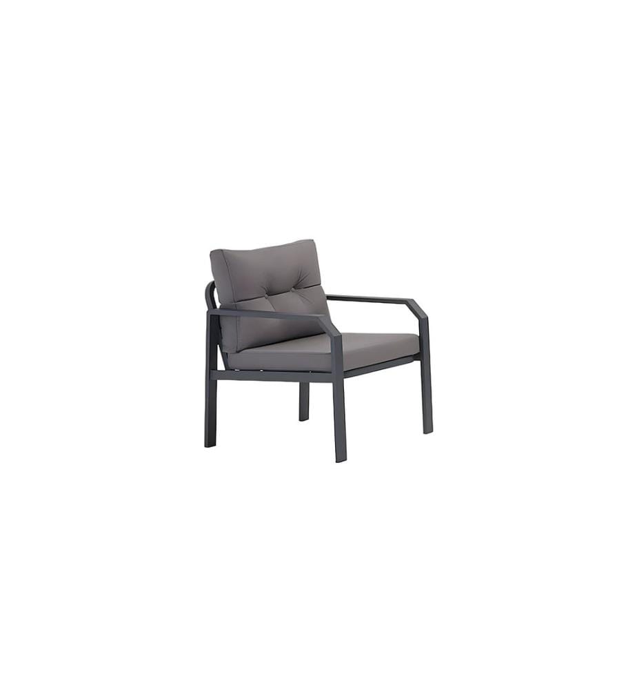 Ensemble de salon de jardin, anthracite, cadre : Aliminium, tissu : Polyester