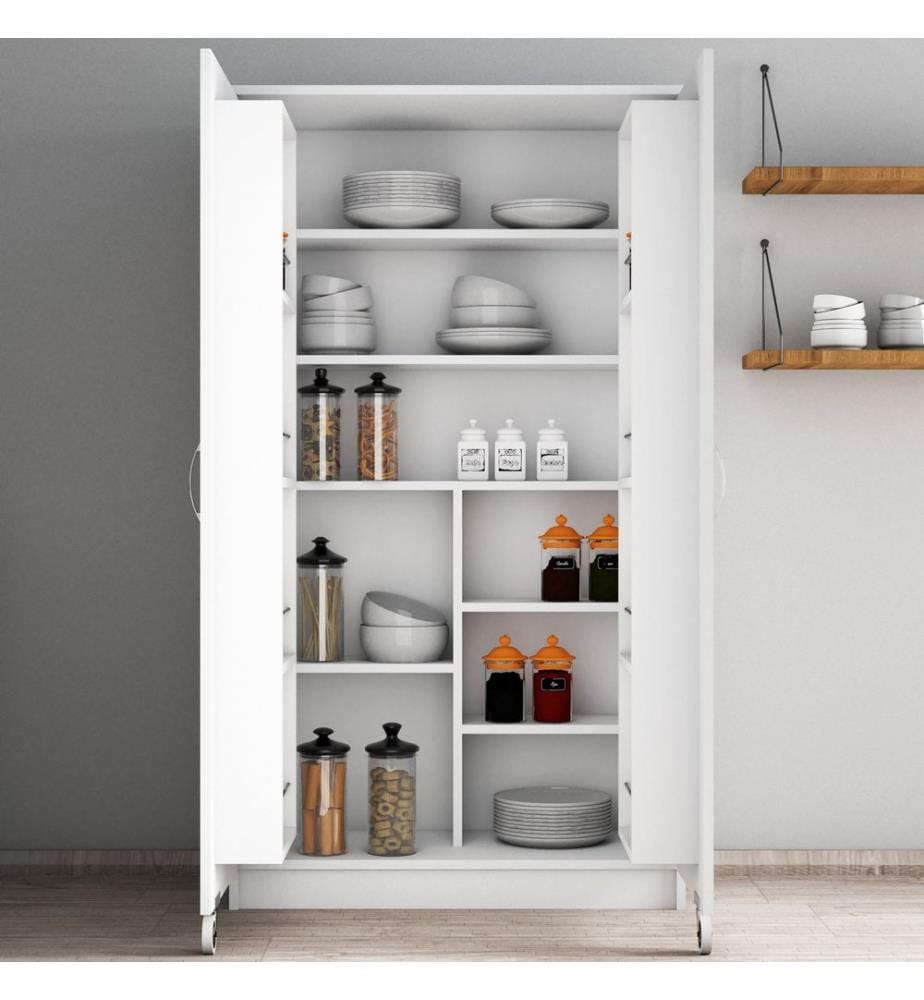 Mobile Da Cucina, Bianco, Disco Di Particelle Rivestito Di Melamina