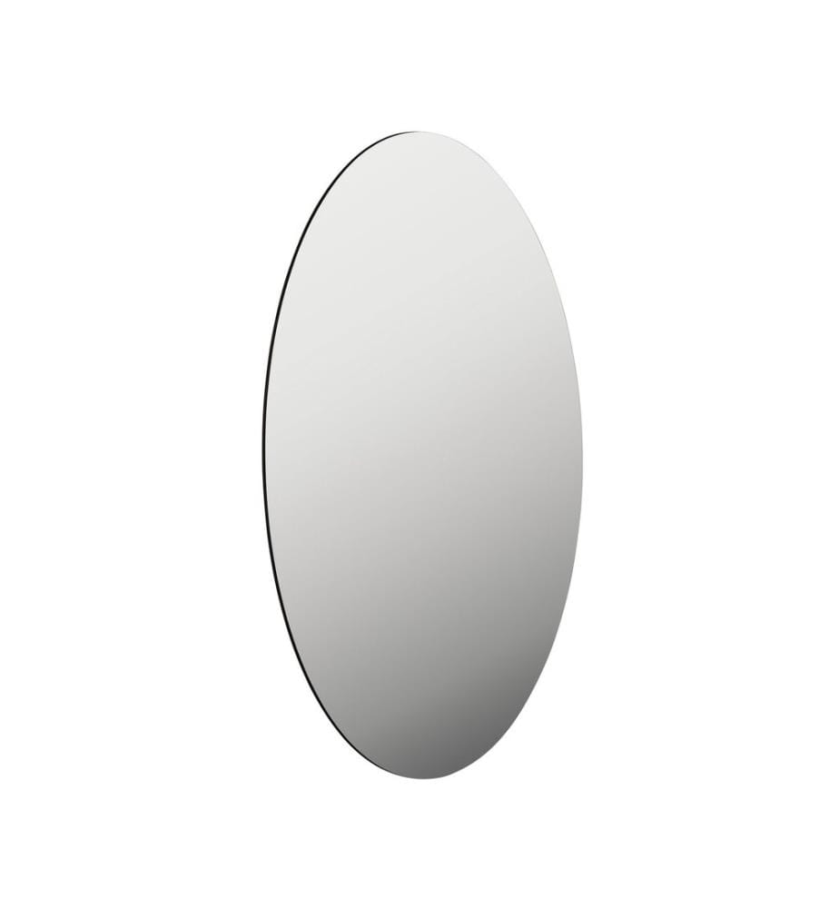 Miroir, Argent, Miroir incassable et inamovible, Miroir acrylique avec support MDF