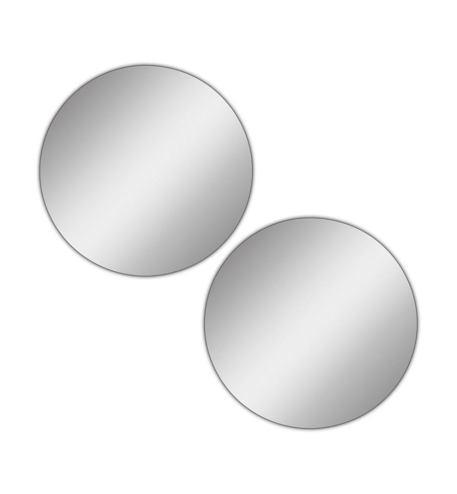 Miroir, Argent, Miroir incassable, Miroir acrylique avec support MDF