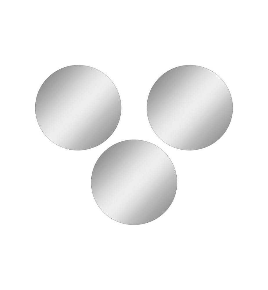 Miroir, Argent, Miroir incassable, Miroir acrylique avec support MDF