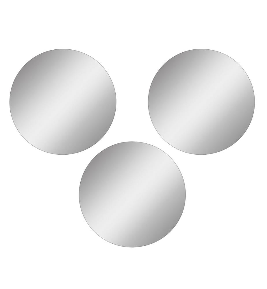 Miroir, Argent, Miroir incassable, Miroir acrylique avec support MDF