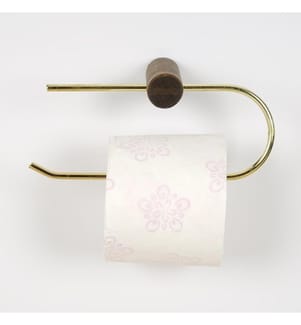 Oro, Porta Della Carta Igienica, 9X20X8 cm, Di Faggio