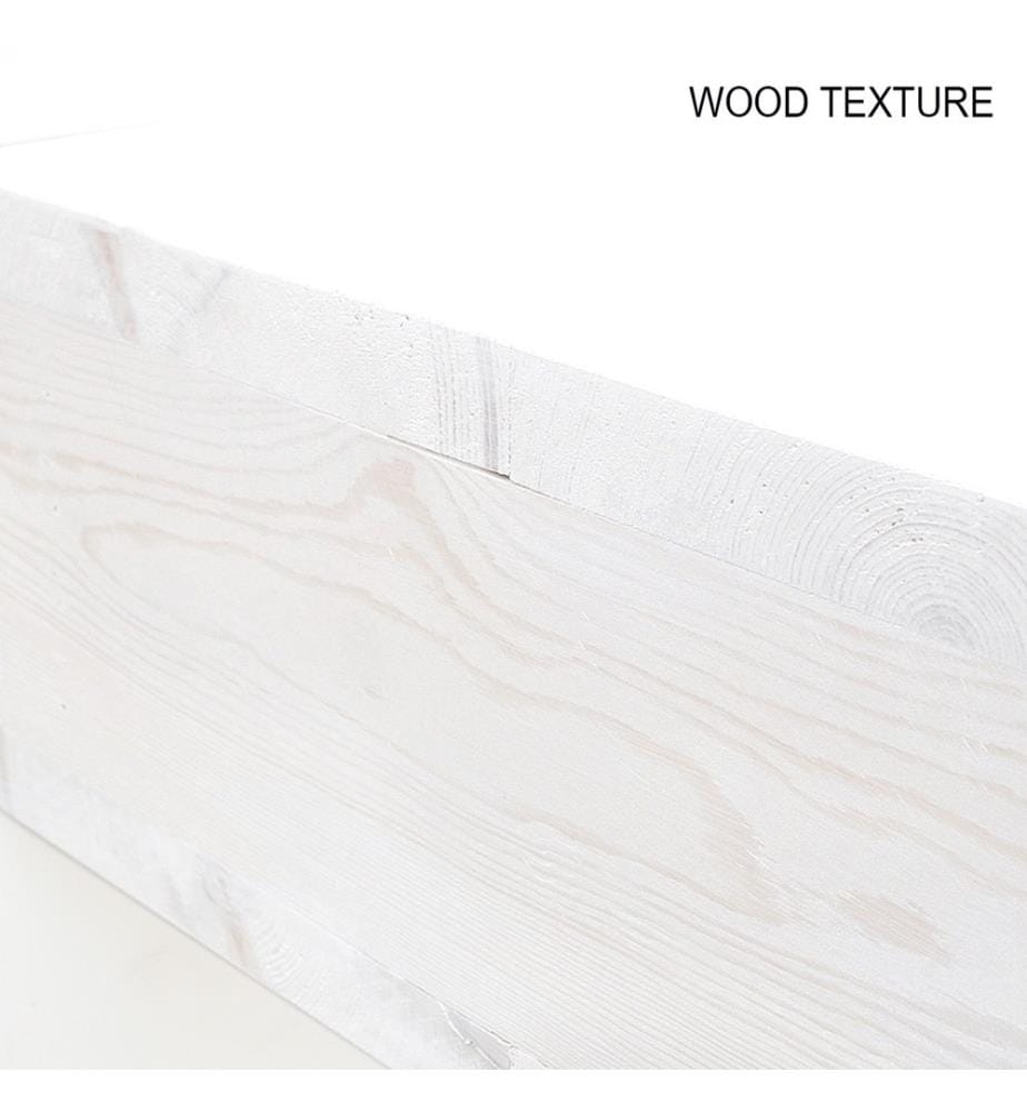 Etagère murale, blanc, noir, bois d'épicéa, cadre : Métal