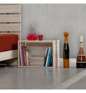 Quercia Colore, Comodino E Armadi, 43X60X33 cm, Piastra Di Particelle Rivestita