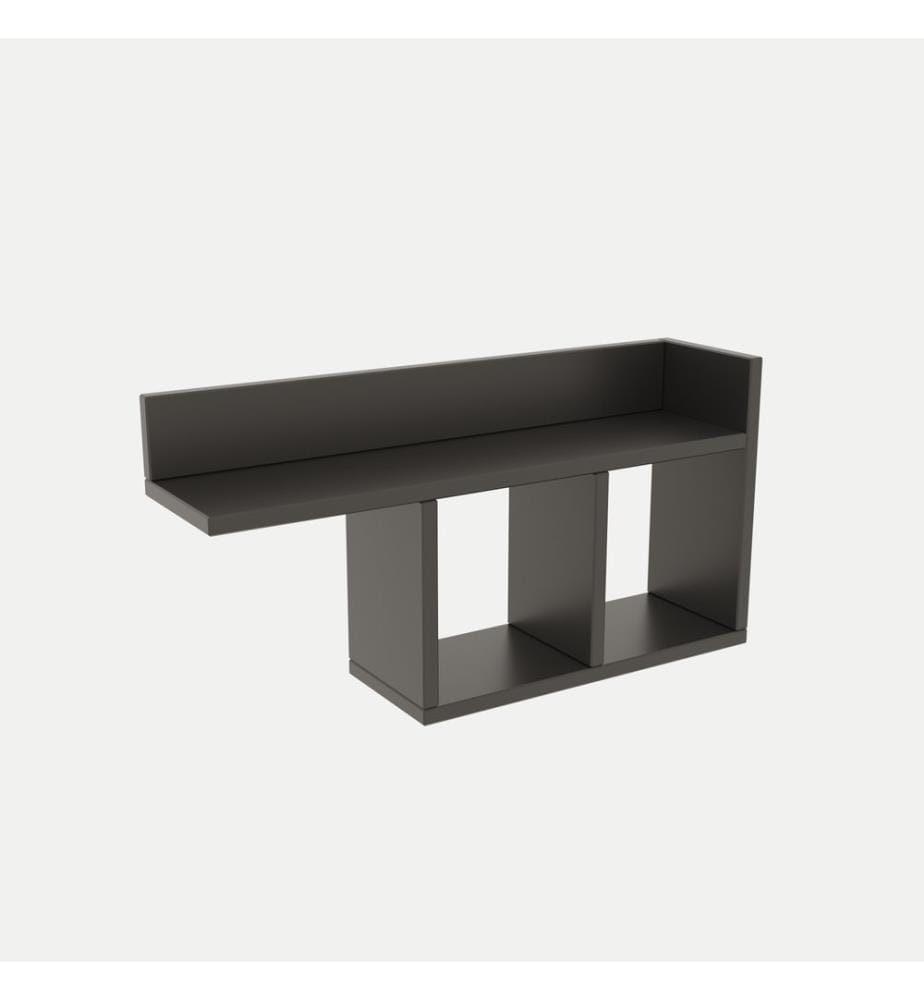 Antracite, Mensole A Parete, 37X72X18 cm, Piastra Di Particelle Con Rivestimento A Melamina