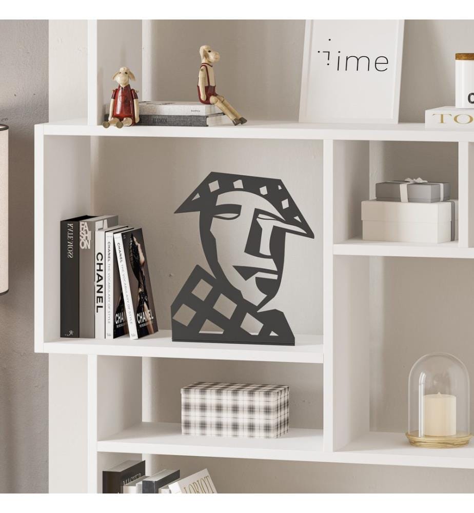 Objet décoratif, Noir, Métal