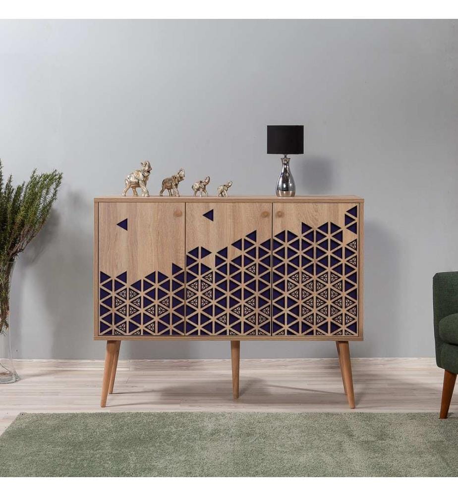 Sonomo, Cassette Di Cassetti, 90X120X36 cm, Piastra Di Particelle Con Rivestimento A Melamina