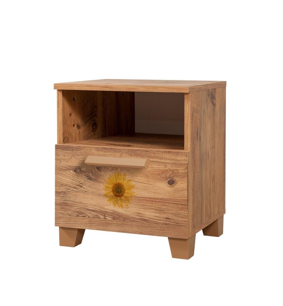 Mascella Atlantica, Comodino E Armadi, 52X45X40 cm, Piastra Di Particelle Rivestita Di Melamina