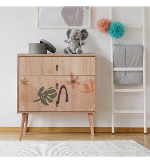 Colorato, Comandi, 89X80X40 cm, Piastra Di Particelle Con Rivestimento Melamina