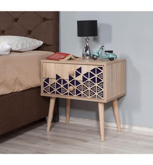 Sonomo, Comodino E Armadi, 61X60X40 cm, Piastra Di Particelle Rivestita Di Melamina