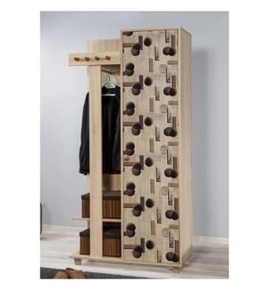 Hall Stand, Sonoma Oak, Melamine Coated Particle Board