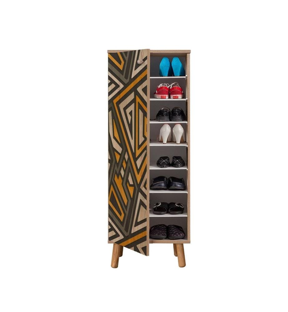 Ensemble de meubles de couloir, Sonomo, Anthracite, Panneau de particules mélaminé