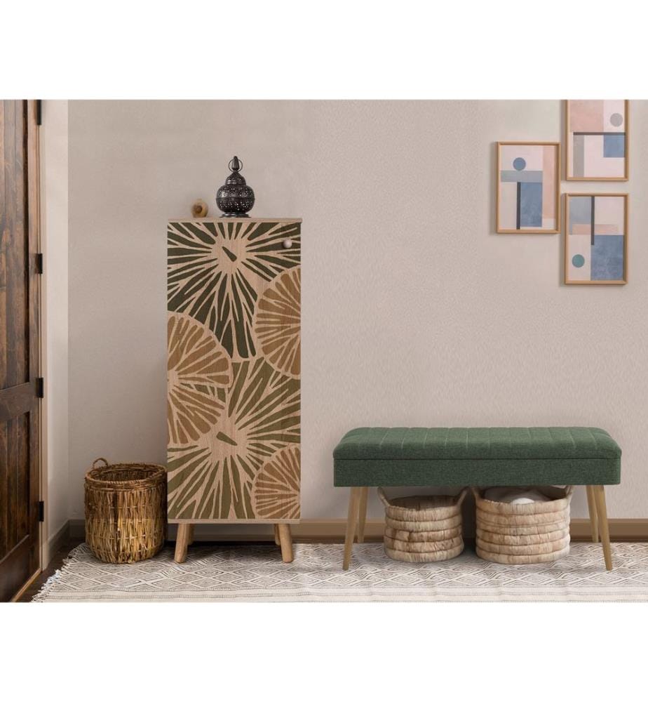 Ensemble de meubles de couloir, Sonomo, Vert, Panneau de particules mélaminé