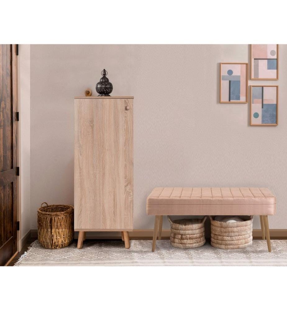 Hallway Furniture Set, Sonomo, Stone, Melamine Coated Particle Board