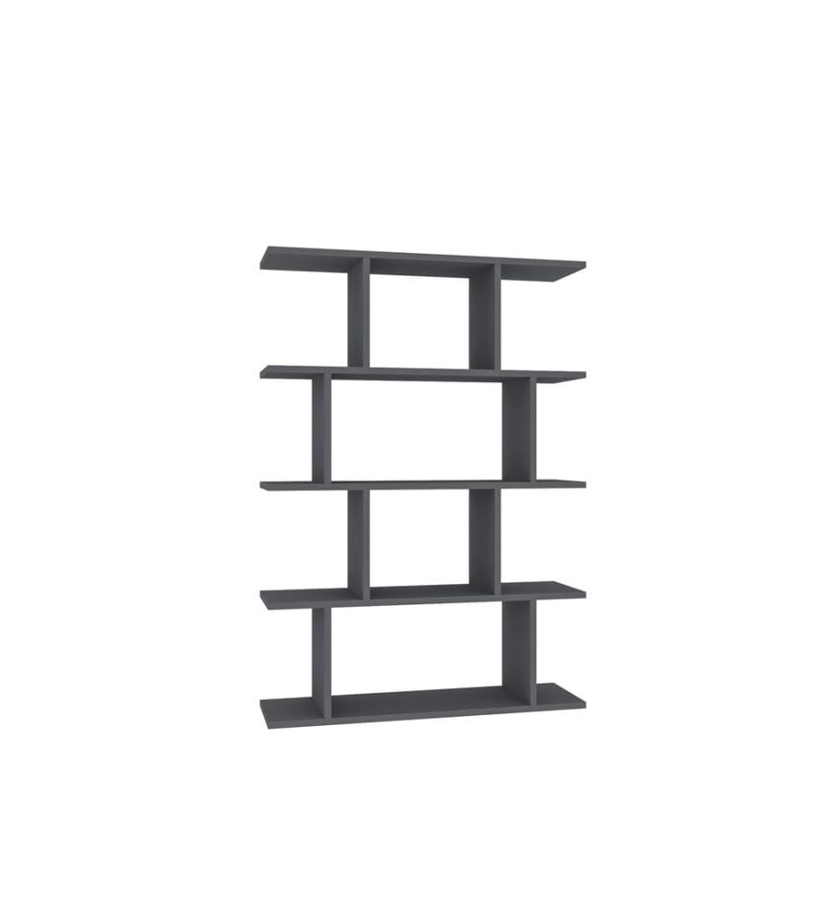Bookshelf, Anthracite, Melamine Coated Particle Board