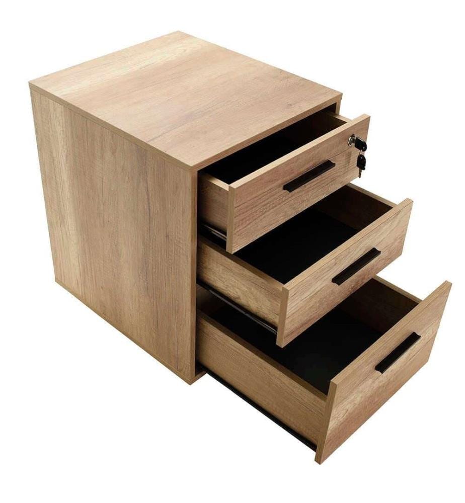 Multi Purpose Cabinet, Oak, Melamine Coated Particle Board