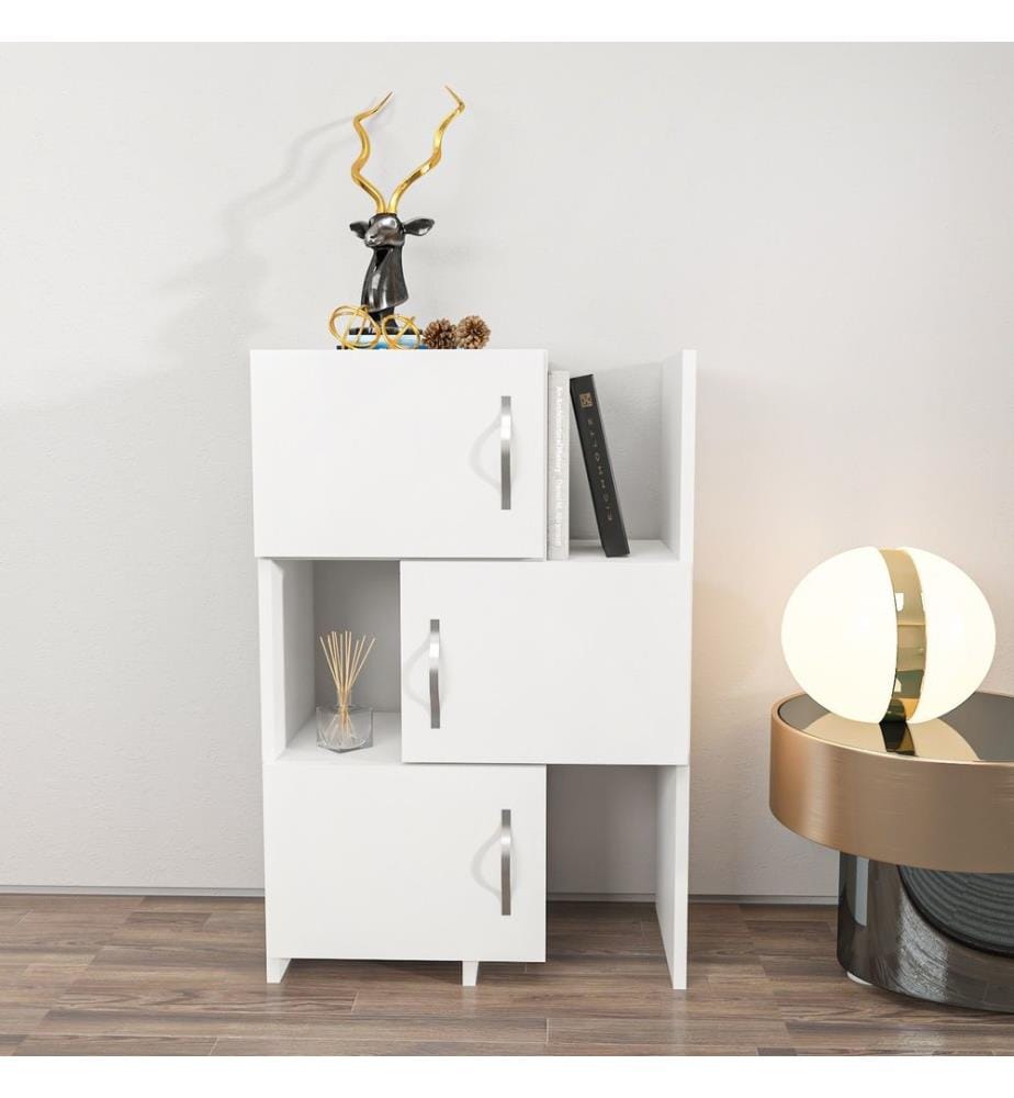 Multi Purpose Cabinet, White, Melamine Coated Particle Board