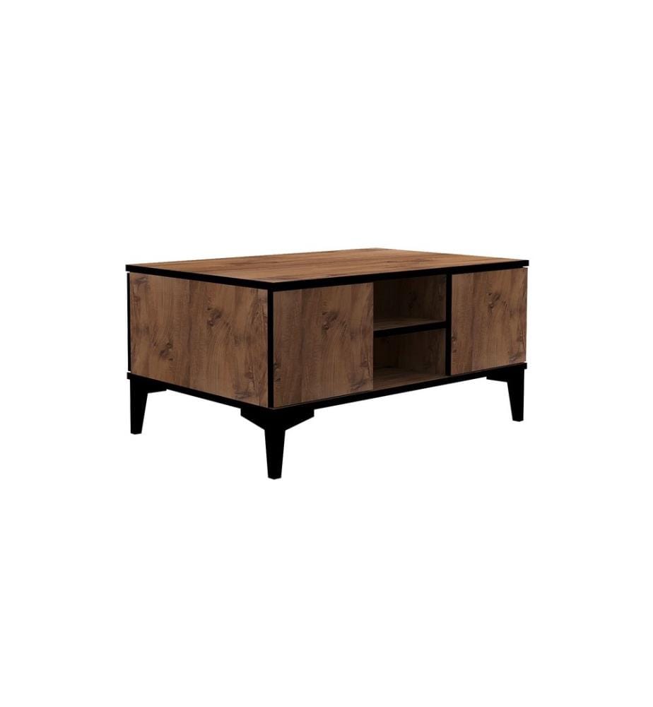 Living Room Furniture Set, Atlantic Pine, Black, Melamine Coated Particle Board