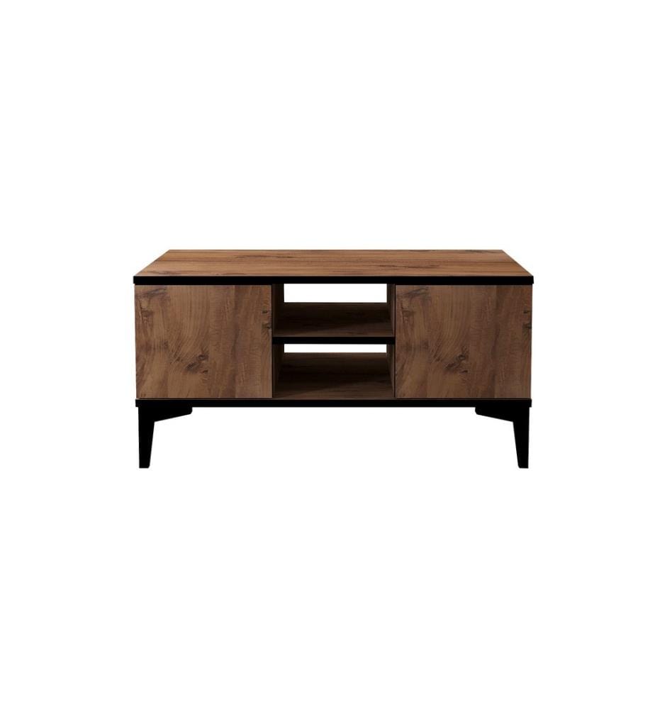 Living Room Furniture Set, Atlantic Pine, Black, Melamine Coated Particle Board