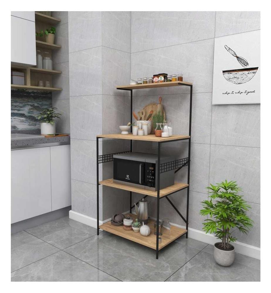 Multi Purpose Cabinet, Black Pine, Melamine Coated Particle Board