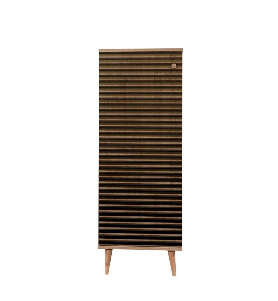 Shoe Cabinet, Sonoma Oak, Melamine Coated Particle Board