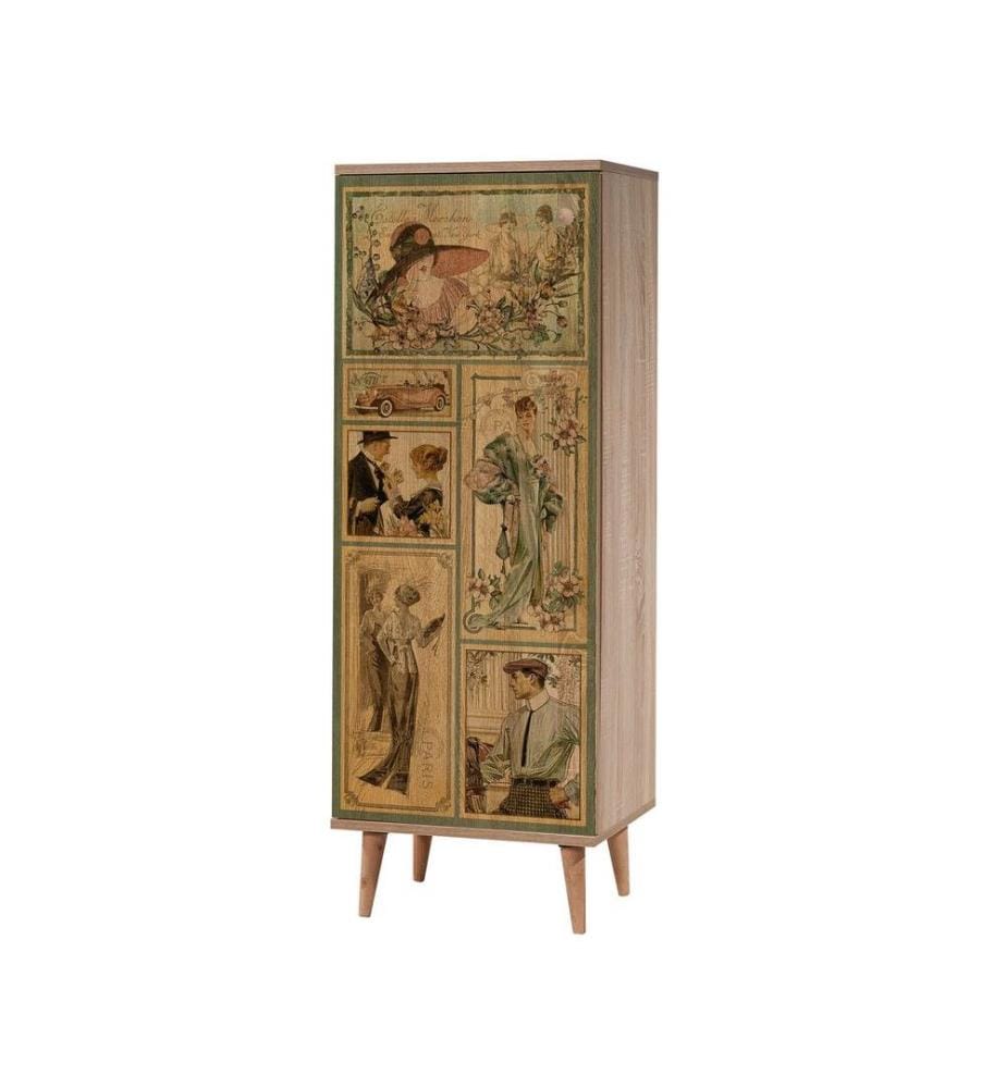 Hallway Furniture Set, Sonomo, Stone, Melamine Coated Particle Board
