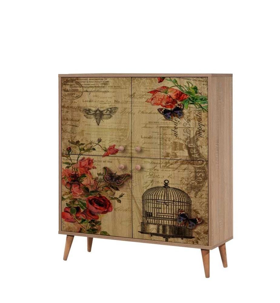 Set di mobili per corridoio, Sonomo, pietra, pannello di particelle rivestito di melamina