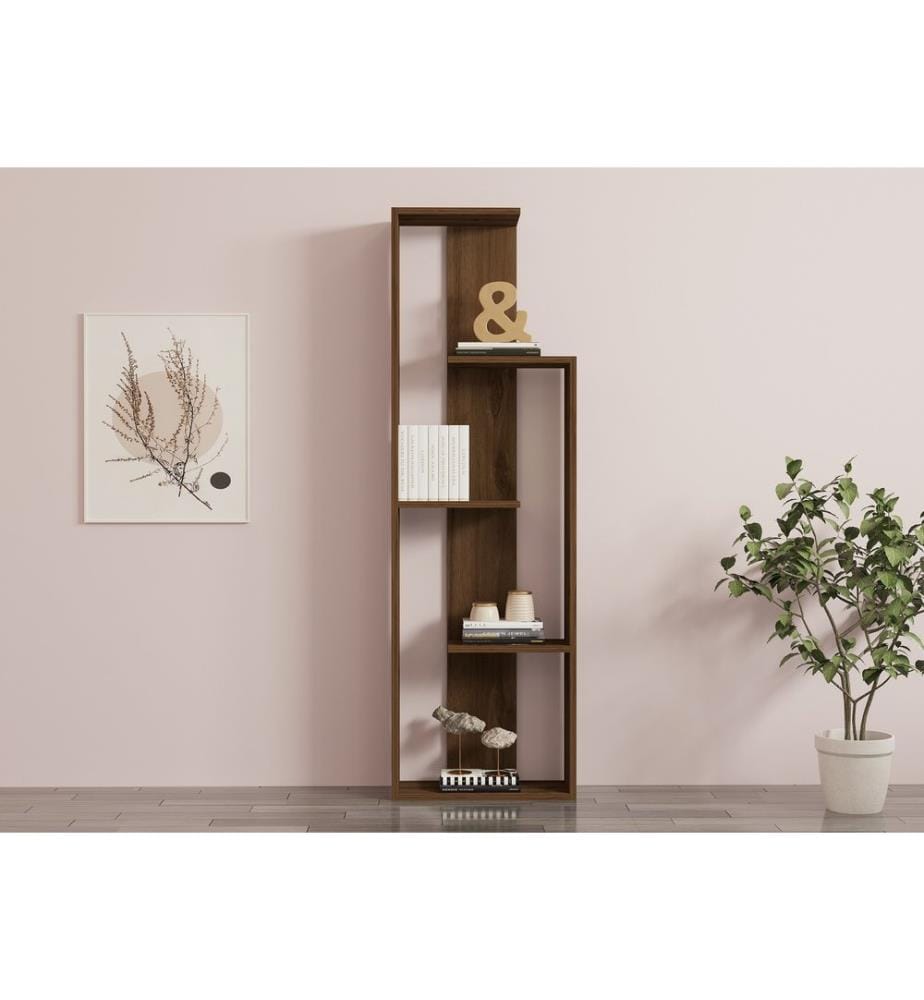 Bookshelf, Walnut, Melamine Coated Particle Board