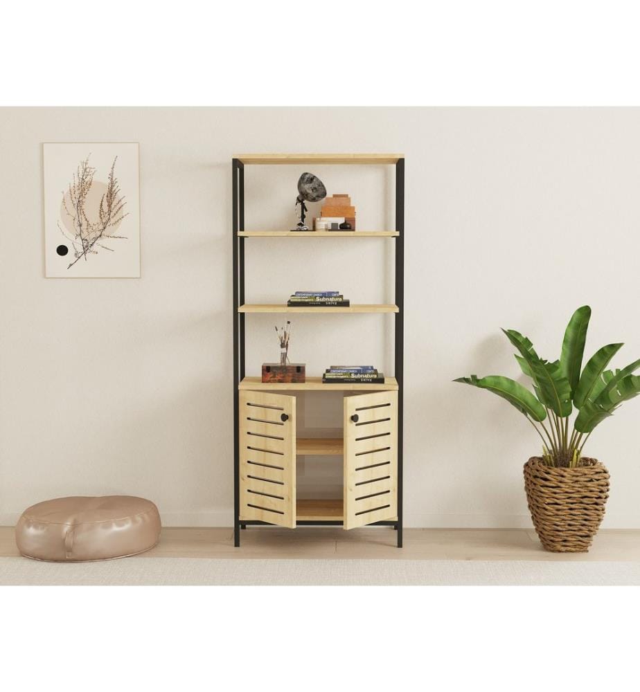 Zaffiro, Librerie, 162.2X70X34 cm, Piastra Di Particelle Con Rivestimento Melamina