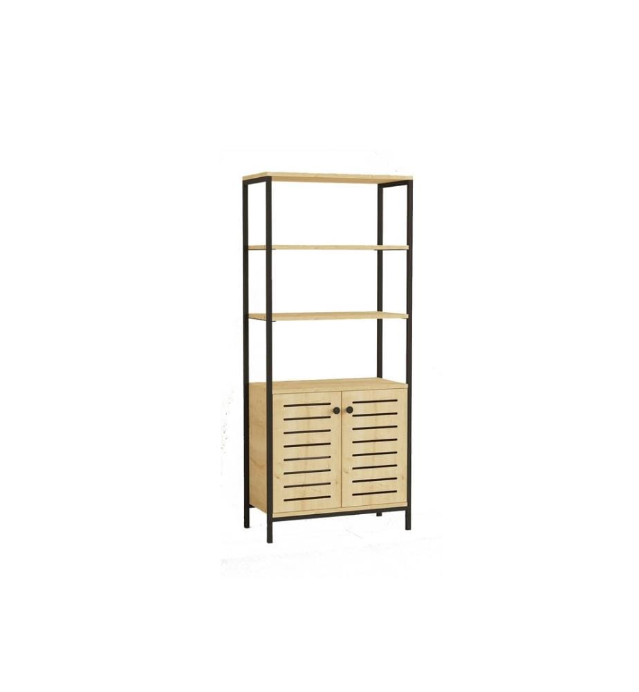 Zaffiro, Librerie, 162.2X70X34 cm, Piastra Di Particelle Con Rivestimento Melamina