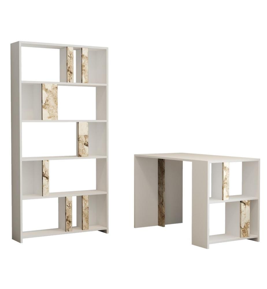 Blanc, Étagères, 75,4X120X60 cm, Plaque De Particules Enrobée De Mélamine