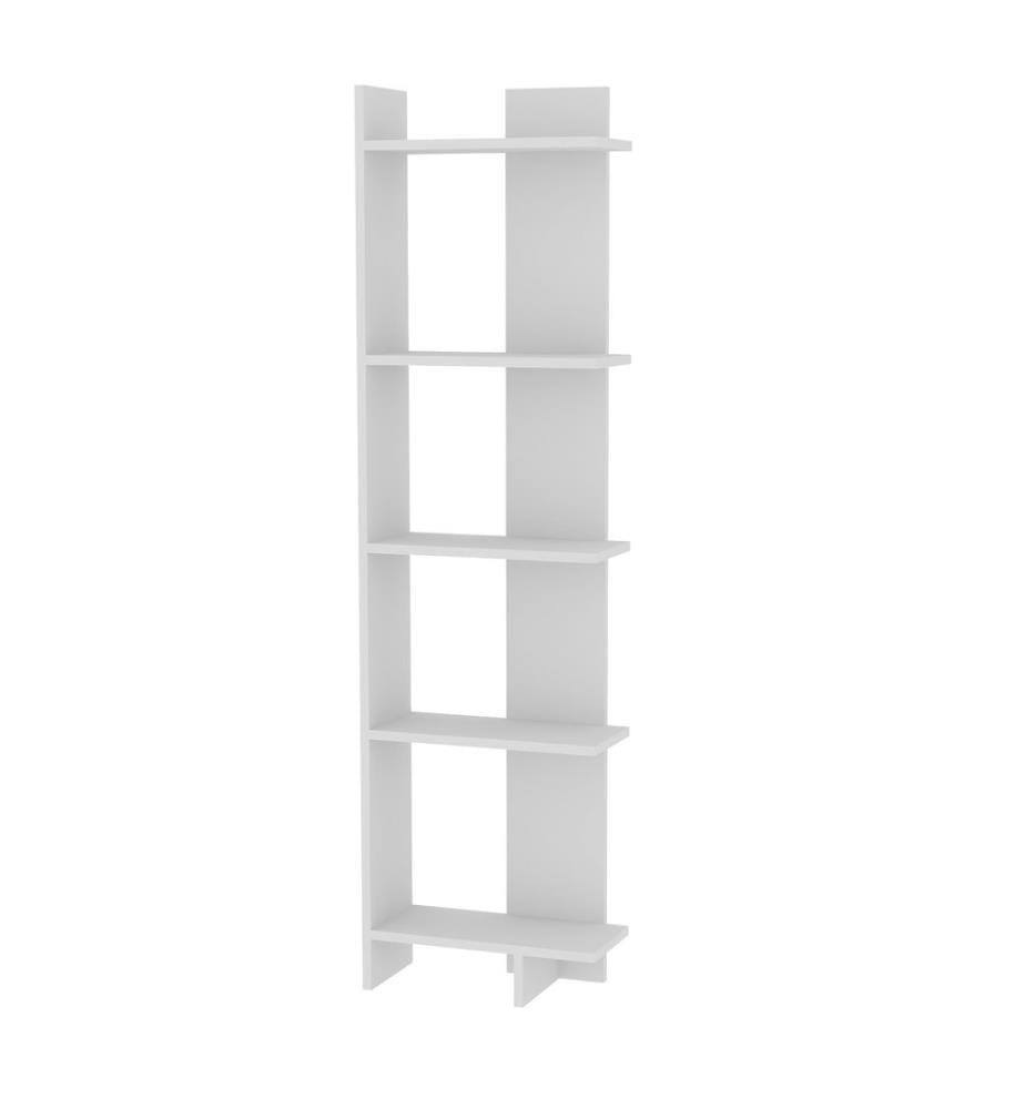 Blanc, Étagères, 170X45X22 cm, Plaque De Particules Enrobée De Mélamine