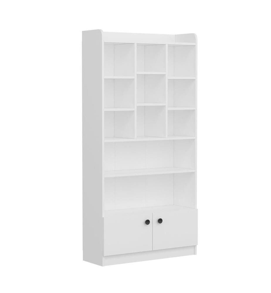 Blanc, Étagères, 180X90X30 cm, Plaque De Particules Enrobée De Mélamine