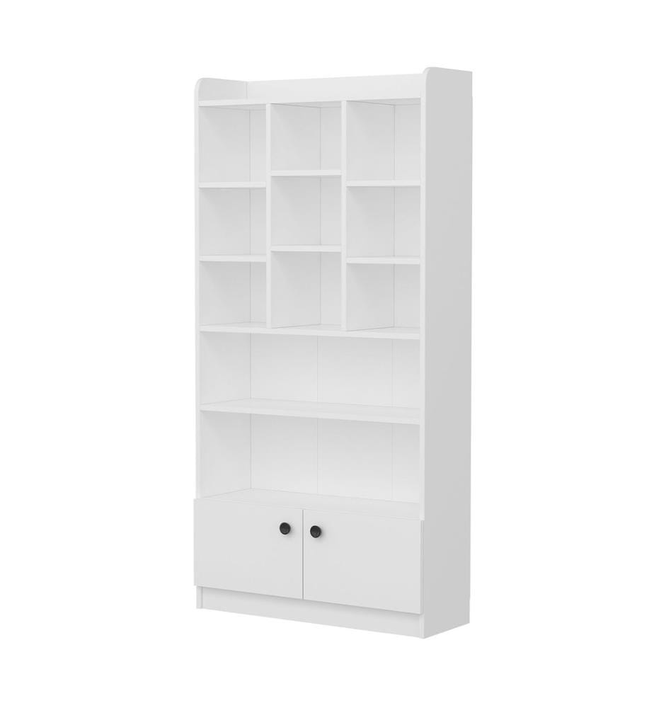 Blanc, Étagères, 180X90X30 cm, Plaque De Particules Enrobée De Mélamine